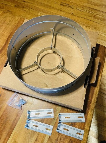 14” Attic Fan Shroud / Gable Mount new - Picture 1 of 4