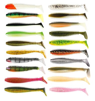 Fox Rage Spikey Shad Gummifische 12cm Zander Gummifische Hecht Barsch Köder