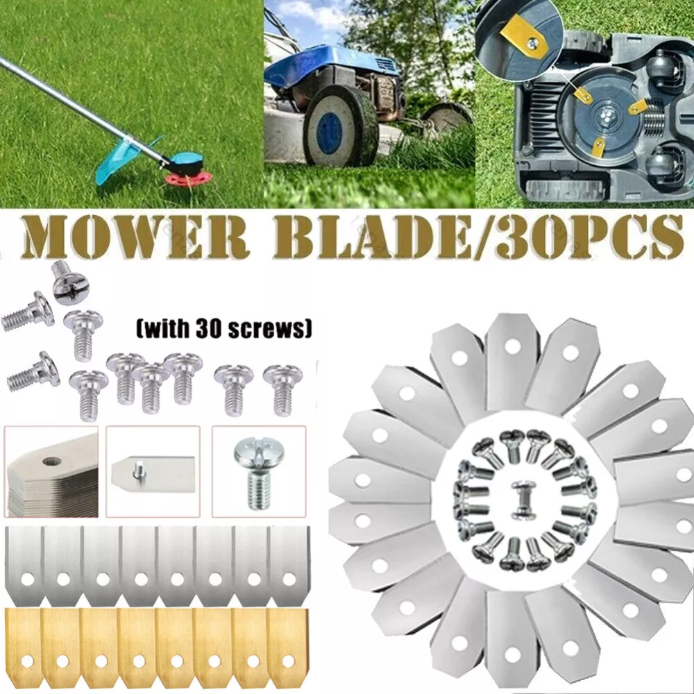 30x Replacement Blade For Husqvarna Automower Gardena Robotic
