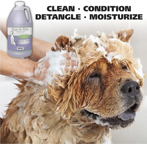 Champú y acondicionador calmante para perros Wahl 4 en 1 para mascotas perros, concentrado, 64 OZ - Imagen 2 de 8