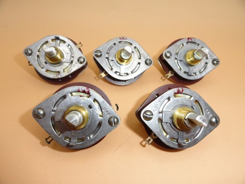 ROTARY SELECTOR SWITCH 3 POSITION w/On Off Switch NEW/NOS (LOT OF 5)  - Picture 1 of 9