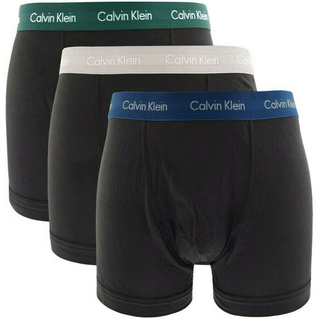 CALVIN KLEIN MENS BOXERS TRUNKS 3 PACK SEVERAL COLOURS CLASSIC FIT