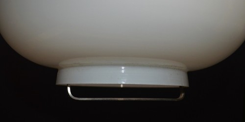 All Original 1960s Czech opaline glass pull down pendant light made for CFE - Picture 5 of 15