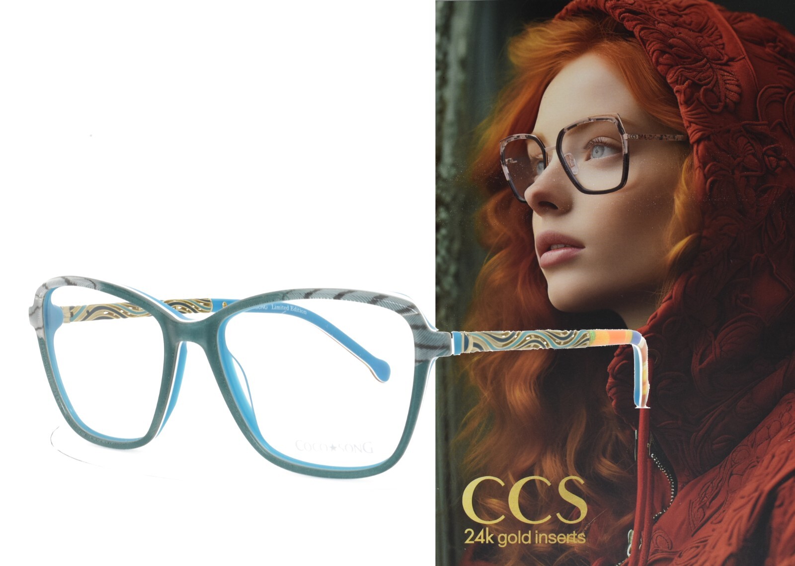 Новые оригинальные очки COCO SONG Eyeglasses CV222 03 54-16-140