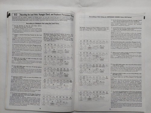 Yamaha Music Disk Recorder MDR 3 - User's Manual Book - Picture 4 of 8