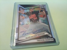 2022 Elite Extra Edition Baseball Autograph TREVOR MARTIN Rays