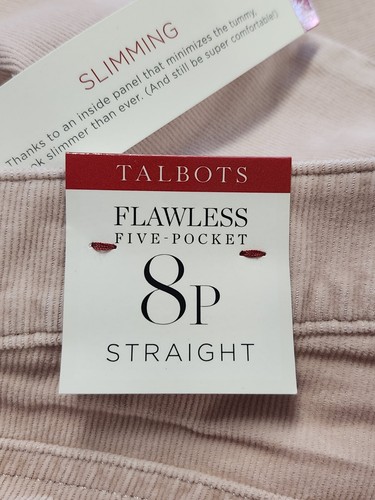 Women's Talbots Flawless Five Pocket Straight Pants Size 8P New SRP $95 - Picture 6 of 6