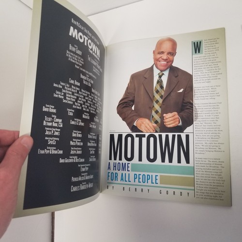 Motown The Musical Program, Playbill, & Ticket Stub, 2014 Oriental Theatre  - Picture 4 of 7