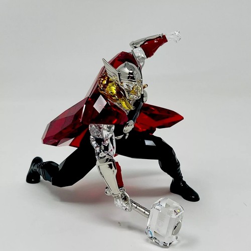 SWAROVSKI CRYSTAL Disney MARVELS THOR Figurine 5677044 MIB NEW - Picture 9 of 10