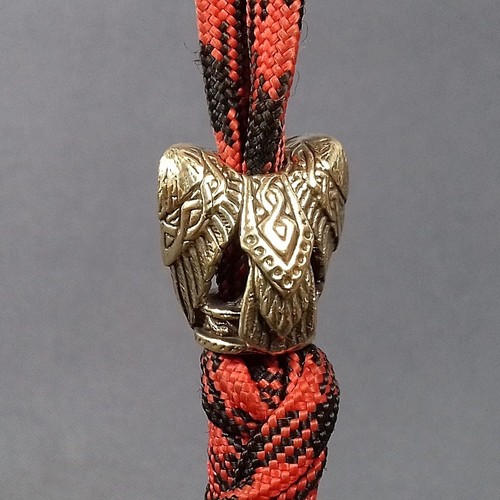 Cuchillo de Cuero Paracord de Bronce Único Cordón Cuentas HECHO A MANO Cuentas Colgantes de Metal - Imagen 418 de 587