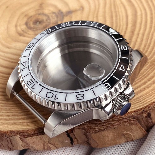 Caja de reloj de cristal de zafiro con bisel nuevo estilo Tandorio de 40 mm para NH34 NH35 NH36 - Imagen 4 de 11