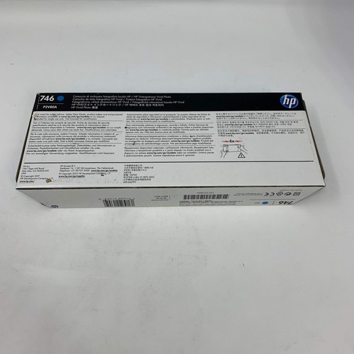 Nowy wkład atramentowy HP 746 300-ml Cyan DesignJet, P2V80A - Zdjęcie 5 z 5