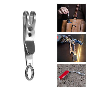 2PCS Mini EDC Gear Pocket Suspension Clip Hanger Tool Key Ring Keychain Keyfob 2PCS Mini EDC Gear Pocket Suspension Clip Hanger Tool Key Ring Keychain Keyfob