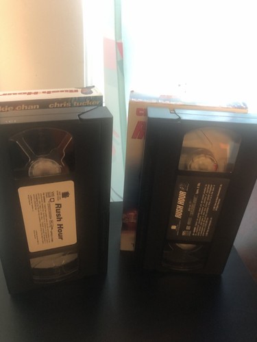 Rush Hour 1 & 2 VHS Movie Lot Action Comedy Classic Movies Pre-Owned - Picture 3 of 5