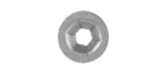 Zinc Finish Push On Retainer Nut 1/8" Stud Size 3/8" Flange Diameter 100/PK - Picture 1 of 1