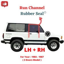 Pair Isuzu Trooper / Bighorn 3D Model (1984-1987) Window Run Channel Rubber Seal