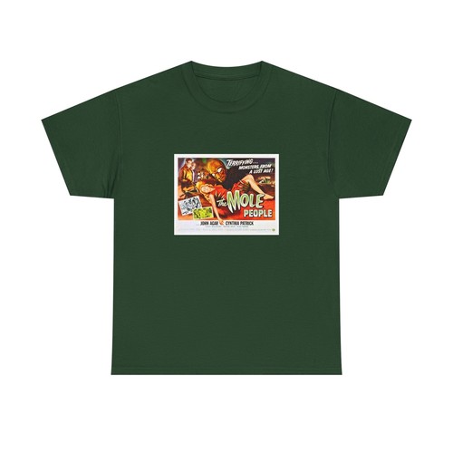 "The Mole People" (1956) Vintage Sci-Fi Adventure Horror Movie Poster T-Shirt - Picture 50 of 109