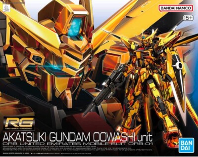 ロボット RG AKATSUKI GUNDAM OOWASH Unit RG #41 Akatsuki Gundam (Oowashi Unit)