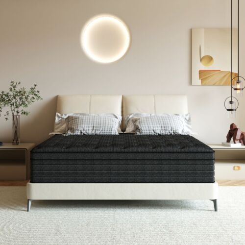 12/14 Inch Memory Foam Hybrid Spring Mattress in a Box Twin Full Queen King Size - Picture 7 of 12