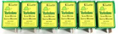 Circuitron #800-6006 6 Pack Tortoise Switch Machine Slow Motion NIB Value Pack