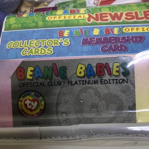 TY Beanie Babies Official Club Membership Kit PLATINUM Edition 1999 Opened - Picture 7 of 12