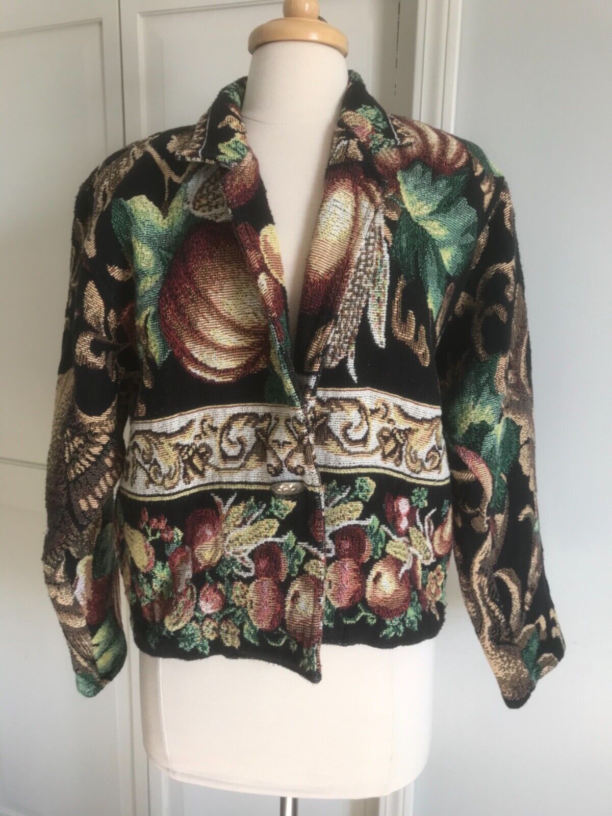 Painted Pony Womens Tapestry Jacket Oversized Vin… - image 2