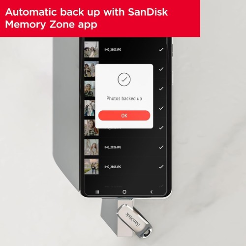 Unidad Flash SanDisk Ultra Doble Memoria 64GB 128GB 256GB 512GB USB + USBC Tipo C - Imagen 20 de 63