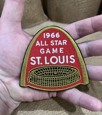 1966 All Star Game Official MLB Logo Patch St. Louis Cardinals Busch Stadium
