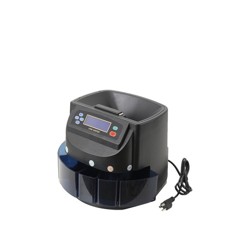 Macchina per avvolgere e rulli selezionatore monete USD 100 ~ 150 monete/min 5 tubi per monete con LCD - Foto 9 di 16