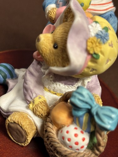 Department 56 Upstairs Downstairs Bears Henry Alice Bosworth The Easter Egg Hunt - Picture 8 of 11