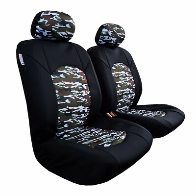 Front Bucket Car Seat Covers Waterproof Camo Black Neoprene For Toyota Tundra - Camo Seat Covers 2010 Toyota Tundra Front Bucket Car Seat Covers Waterproof Camo Black Neoprene For Toyota Tundra - Camo Seat Covers 2010 Toyota Tundra