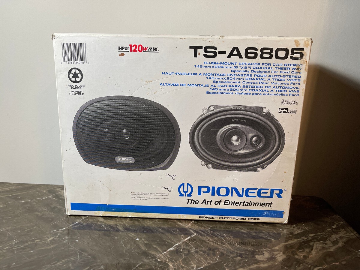 Pioneer TS-A6805 Vintage 6x8 3-WAY Car Speakers | eBay