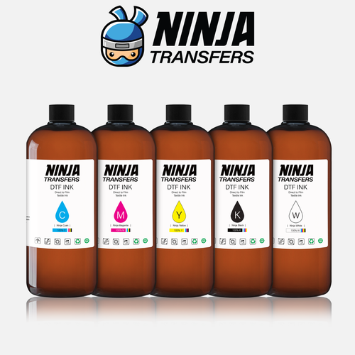 Direct to Film Ink for Epson Printheads 1 Liter Water-based DTF Inks Transfers