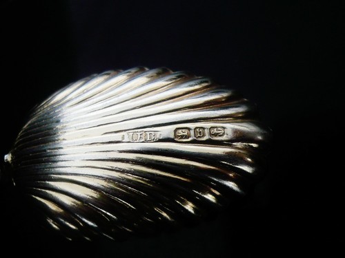 Antikes Apostelbesteck-Set aus Sterlingsilber mit Gehäuse, Birmingham 1895 - Bild 8 von 9