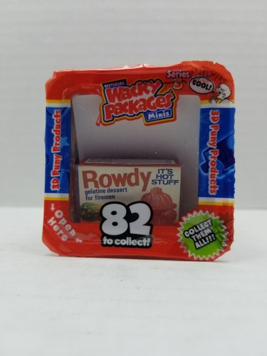 Wacky Packages Minis Lot Of 6 Series 3 With Display Box 3D Puny Products New - Picture 9 of 13
