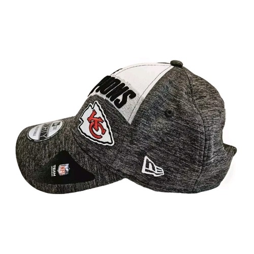KANSAS CITY CHIEFS CONFERENCE AND SUPER BOWL CHAMPIONS GREY/WHITE SNAPBACK HAT - Picture 4 of 10