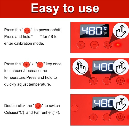 Electric Soldering Iron with USB & Type-C for Milwaukee 18V Battery Station - Picture 9 of 12