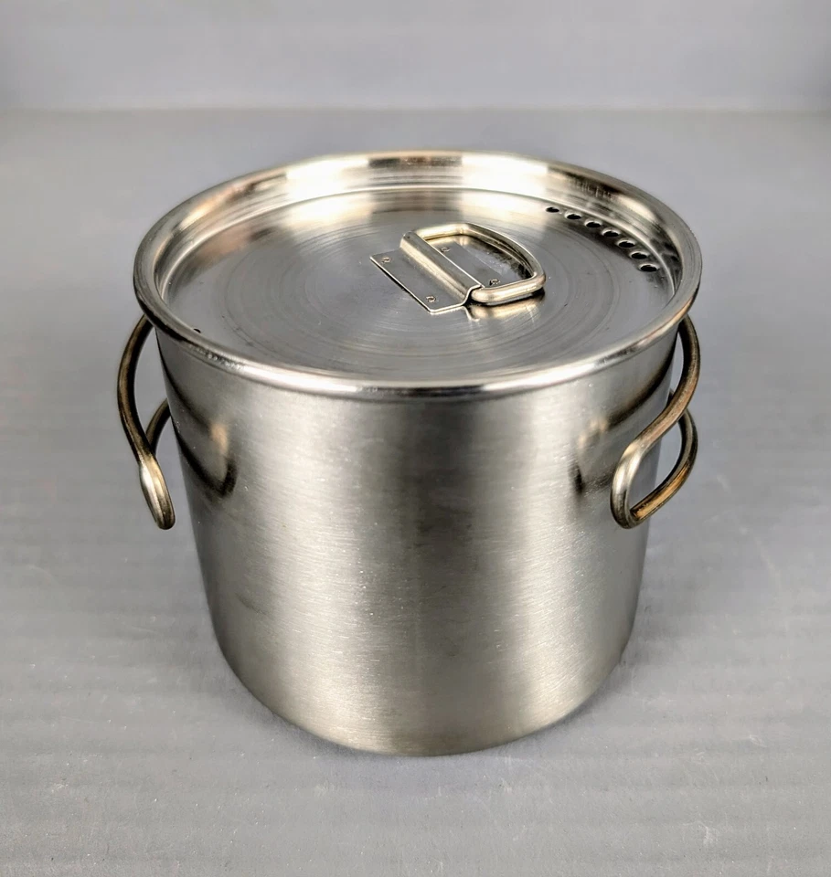 GSI Olla de Cocina Exterior Glaciar Acero Inoxidable con Mango Retráctil y Tapa 20oz Foto 2 de 4