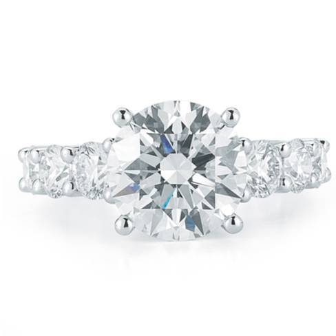 Zertifizierter G/VS 4Ct Diamant Verlobungsring 14k Gold Lab Grown - Bild 2 von 5