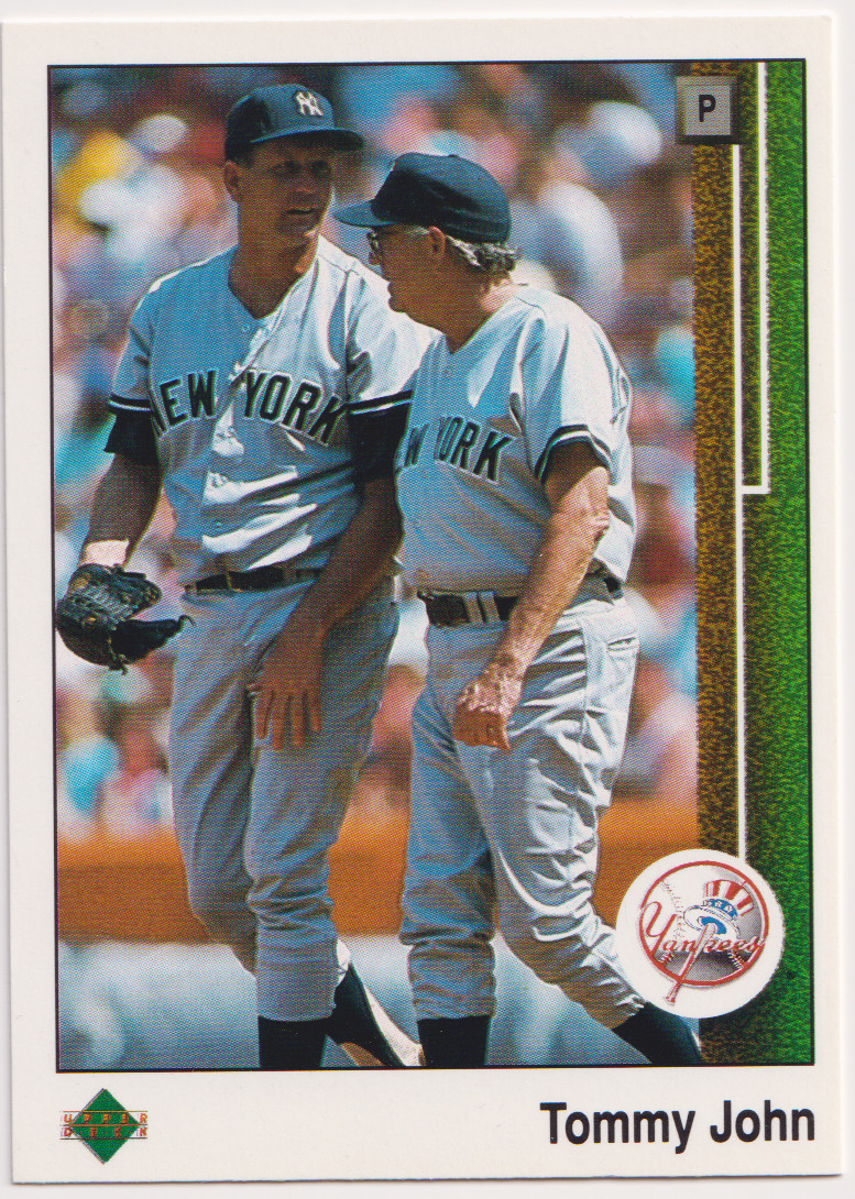 1989 Upper Deck #230 Tommy John New York Yankees