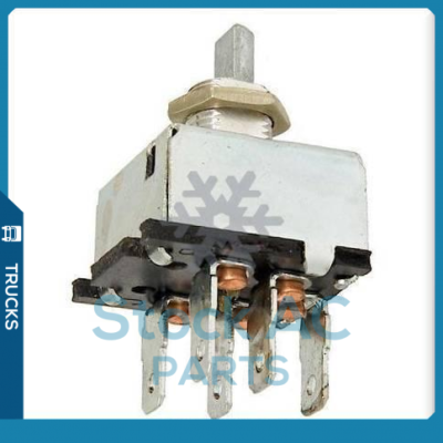 ROTARY AIR CONDITIONING 3 SPEED BLOWER SWITCH UNIVERSAL TYPE /'INDAK/'.MADE IN USA