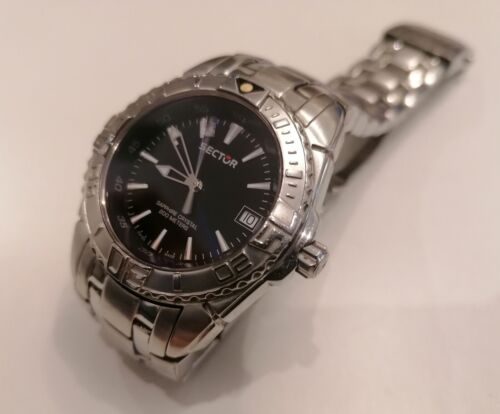 Herrenuhr Sector Sapphire Crystal 200 Meters. Swiss Made. 2004. - Bild 3 von 24