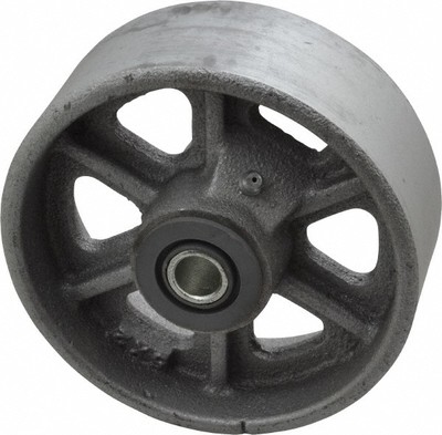 Albion CA0520112 Cast Iron Caster Wheel w/Roller Bearing: 5'' Diam x 2'' Wide