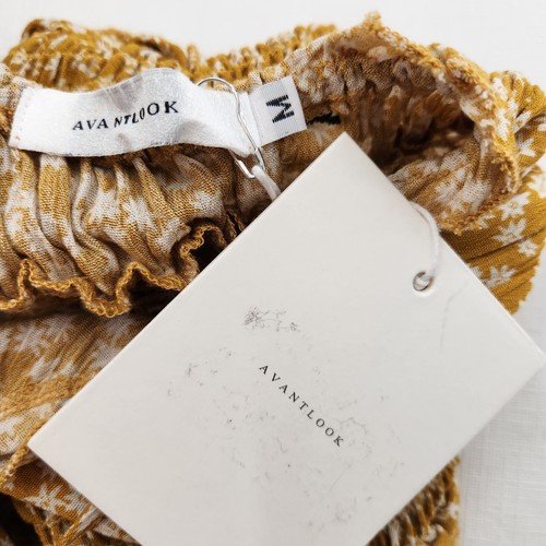 Avantlook Womens Size Medium Tiered Sleeveless Midi Dress Floral Print Bohemian - Picture 4 of 7