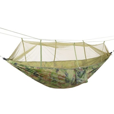 Outdoor Hammock Camping Double Hanging Net 2 Person Bed Portable Mosquito Nylon 