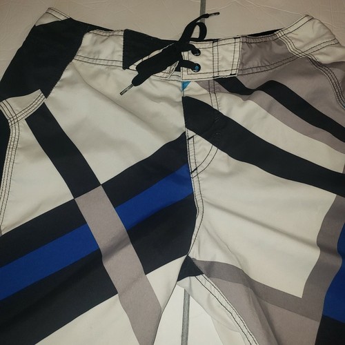 O'Neill Vintage blau/weiß/schwarz Boardshorts Herren Größe 30 x 10 Surf  - Bild 2 von 10