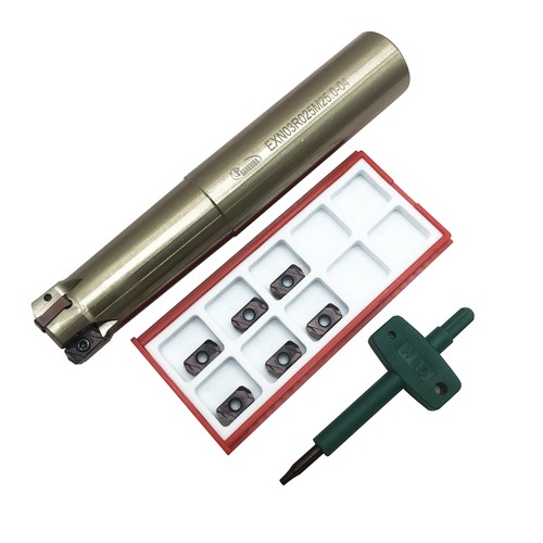 EXN03R 16 20 25mm End Mill Tool Holder +LNMU03 High Speed Feed Milling insert - Picture 2 of 11