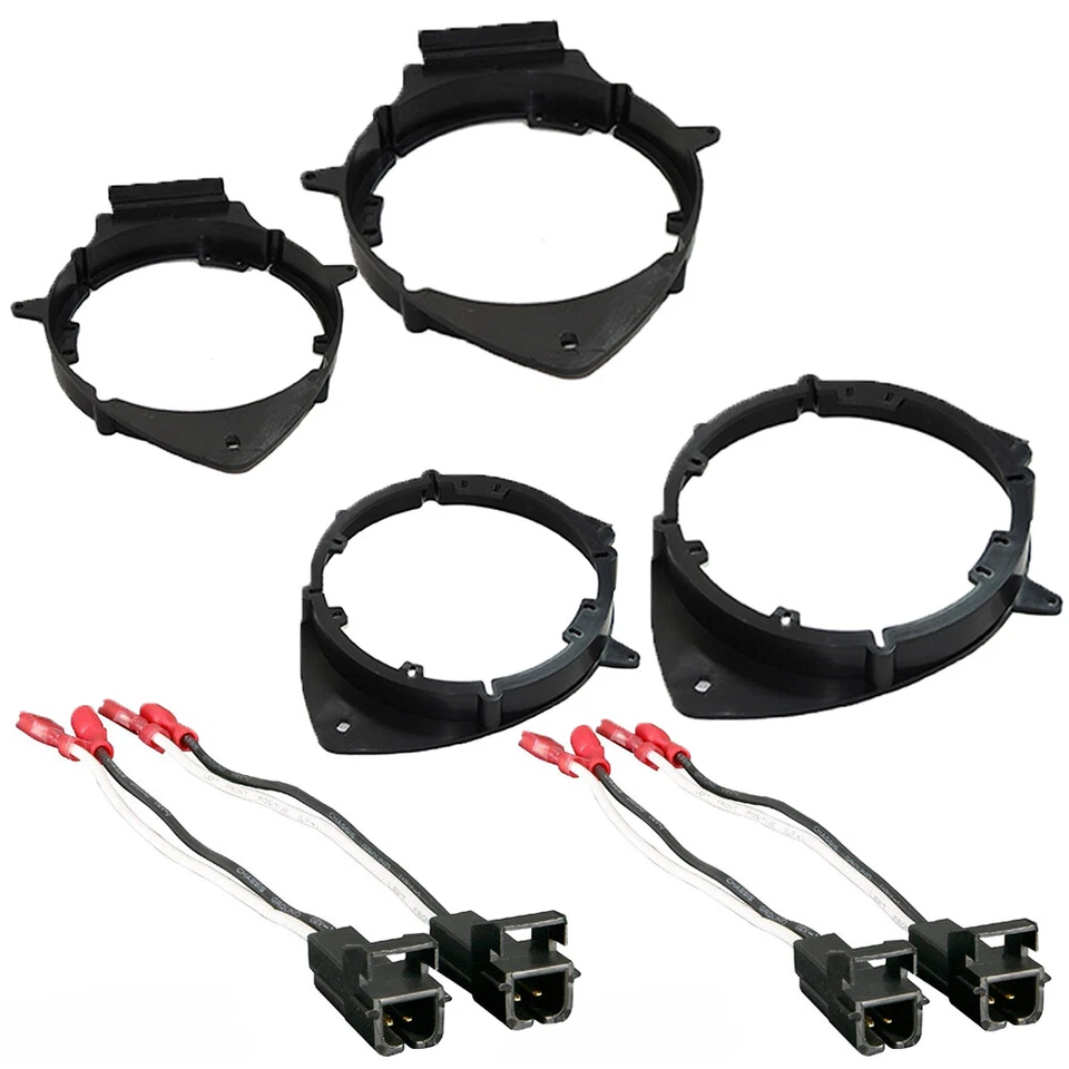 PD-651B 2-DIN Car Stereo Dash Kit Door Speaker Package for 2007 - 2013 Silverado - Image 4 of 4