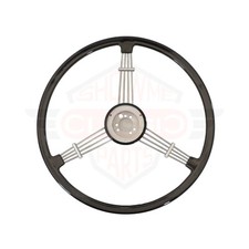 Banjo Style Black Steering Wheel For 1950 - 1965 Porsche 356 Pre-a A B C