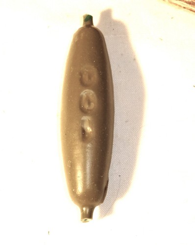 Olivenblei Welsblei Inline Blei Front Zone Gummiert Beschichtet Natur 15g-100g - Bild 17 von 23